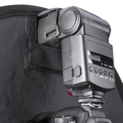 Walimex pro Softbox RoundLight Ø 46 cm faltbar Ringblitz Diffusor für Aufsteckblitz für Porträt und Makrofotografie