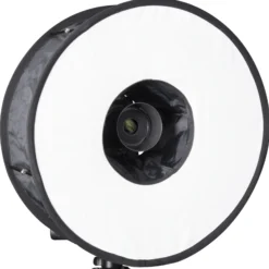 Walimex pro Softbox RoundLight Ø 46 cm faltbar Ringblitz Diffusor für Aufsteckblitz für Porträt und Makrofotografie