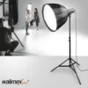 Walimex pro Softbox Studio Line Deep Rota QA90 - 700 x 900 x 900 mm - mit Quick Assemble System, Grid, Diffusoren und Tasche - inkl. Adapters für Aurora/Bowens