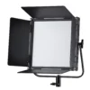 Walimex pro Soft LED Brightlight 520 Bi-Color Flächenleuchte, 40 W Videoleuchte mit Farbtemperatur 3200-5600 K, Studioleuchte mit LCD-Display, Flächenlicht Akku Anschlüssen