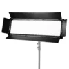 Walimex pro Soft LED Brightlight 2400 Bi-Color Flächenleuchte, 200 W Videoleuchte mit 4 Lichtkappen, Studioleuchte mit LCD-Display, Flächenlicht mit DMX und V-Mount Akku Anschlüssen