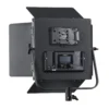 Walimex pro Soft LED Brightlight 520 Bi-Color Flächenleuchte inkl. Lampenstativ und Akkus, 40 W Videoleuchte mit Farbtemperatur 3200-5600 K, Studioleuchte mit LCD-Display