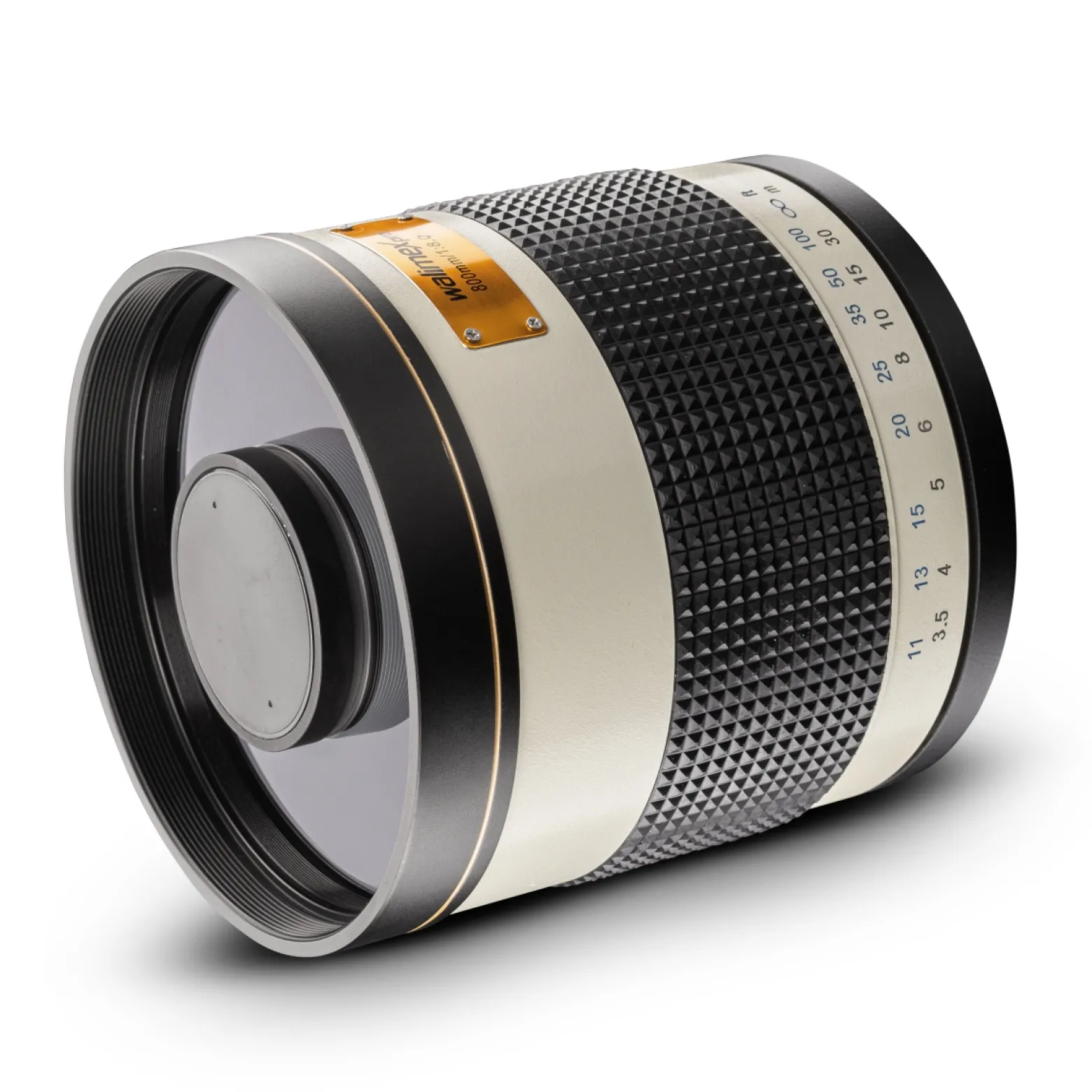 Walimex pro Spiegel Objektiv 800/8,0 DSLR kompatibel mit Nikon Z – Länge 131mm – für 800mm Brennweite – Vollformat/APS-C Sensor – für Reise Natur Tiere – K-Mount T2-Adapter – 3,5m Naheinstellgrenze