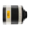 Walimex pro Spiegel Objektiv 800/8,0 DSLR kompatibel mit Canon EOS M – Länge 131mm – für 800mm Brennweite – Vollformat/APS-C Sensor – Reise Natur Tiere – K-Mount T2-Adapter – 3,5m Naheinstellgrenze