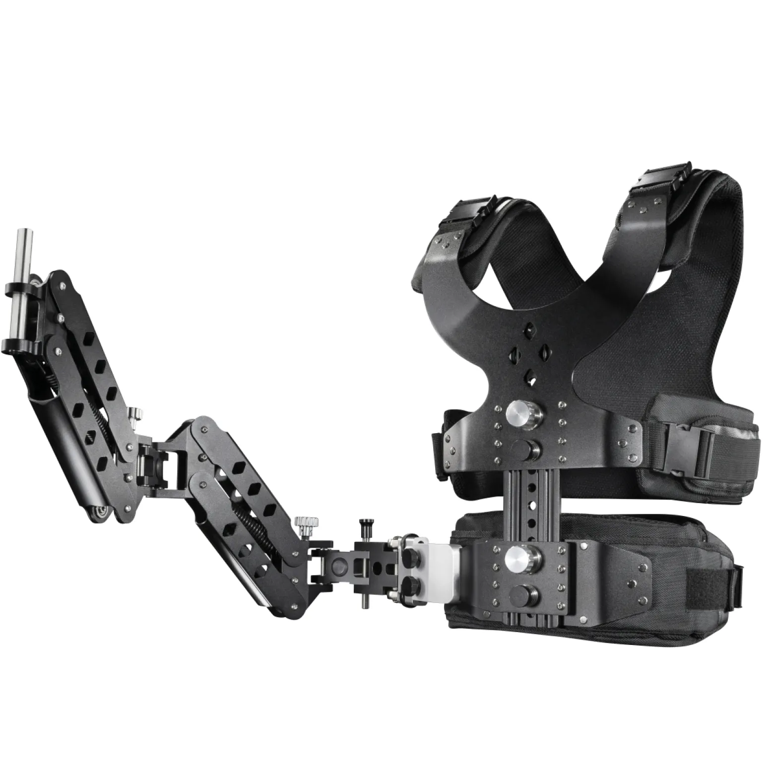 Walimex pro StabyBalance II Set, Weste und 2 Federarme für Schwebestativ bis 5,5 kg, Stativ Zubehör für professionelle Videografie, Videofilm
