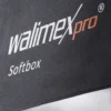 Walimex pro Striplight Softbox 25 x 180 cm, Soft Box inkl. Diffusor, Lichtformer 360° drehbar, schneller Aufbau, für Studioblitz oder Studioleuchte, ideal für Fotostudio