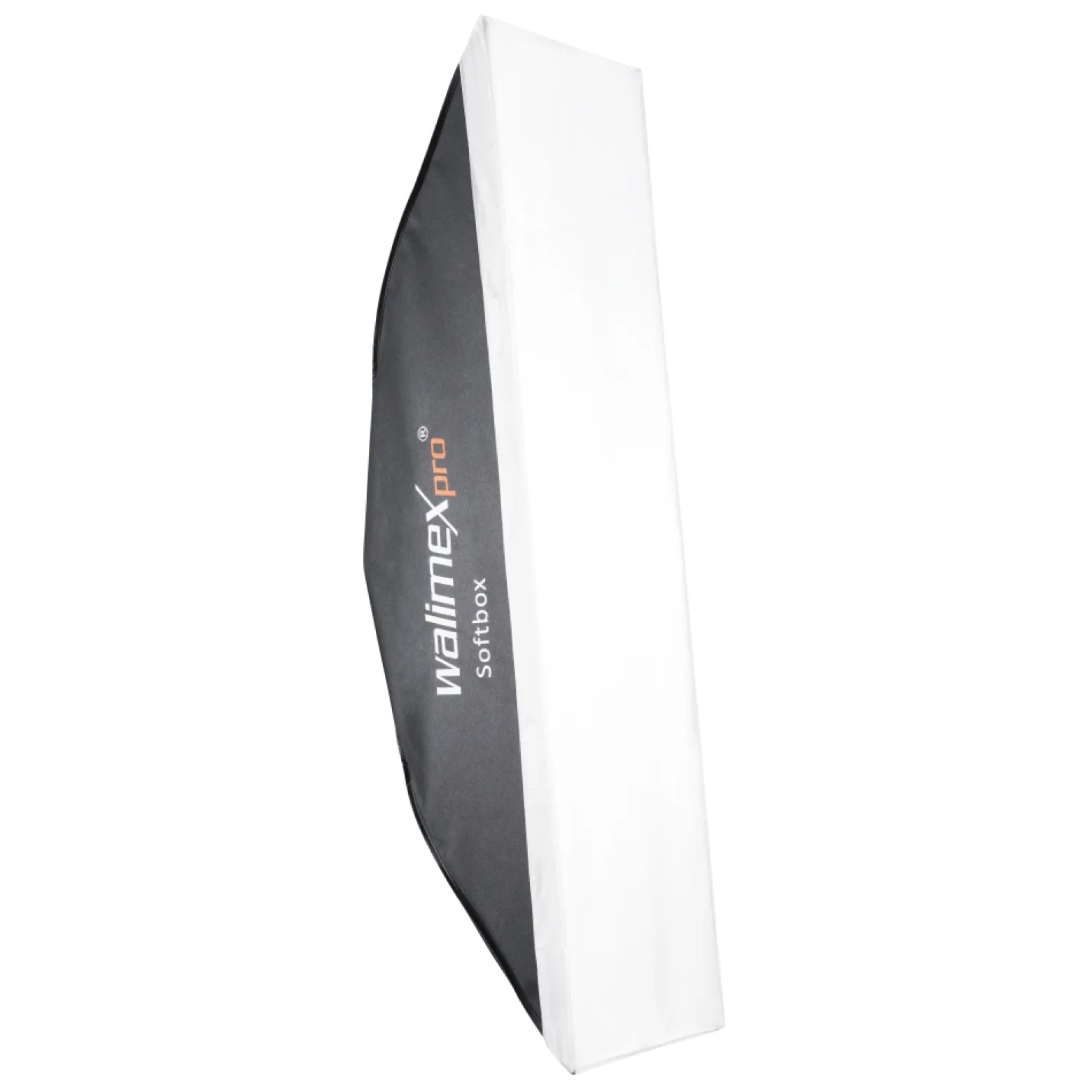 Walimex pro Striplight Softbox - 400 x 300 x 1200 mm - Reflektorfläche 30 x 120 cm - um 360° drehbar - mit Diffusoren, Adapter für Aurora/Bowens und Tasche - Foto Zubehör Studio