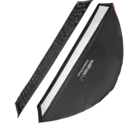 Walimex pro Studio Line Striplight Softbox 40 x 120 cm, Soft Box inkl. Diffusor, Lichtformer 360° drehbar, faltbar, schneller Aufbau, für Studioblitz oder Studioleuchte