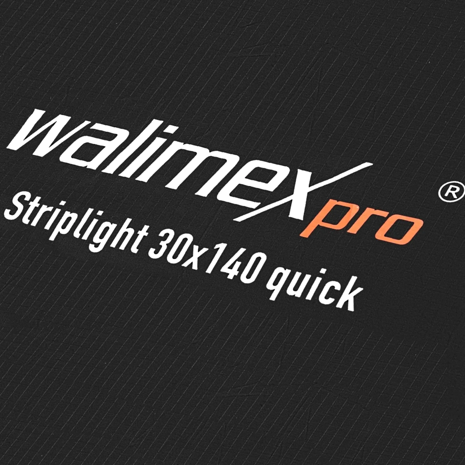 Walimex pro Studio Line Striplight Softbox – Streiflicht, 1400 x 300 x 600 mm - faltbar - mit Quick Assemble System, Grid, Innen- und Außendiffusor, Speedring - inkl. Adapters für Aurora/Bowens