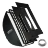 Walimex pro Studio Softbox Octagon 90cm + Profoto Adapter 15,2cm, 360°, einfacher Aufbau, inkl. Grid, Maske, Bowens Adapter und Transporttasche, ideal für Porträts und Beauty-Aufnahmen