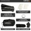 Walimex pro Studio Softbox Octagon 60cm + Softboxadapter für Elinchrom (Außendurchmesser: 15,2 cm), um 360° drehbar, einfacher Aufbau, inkl. Grid, Maske, Bowens Adapter und Transporttasche
