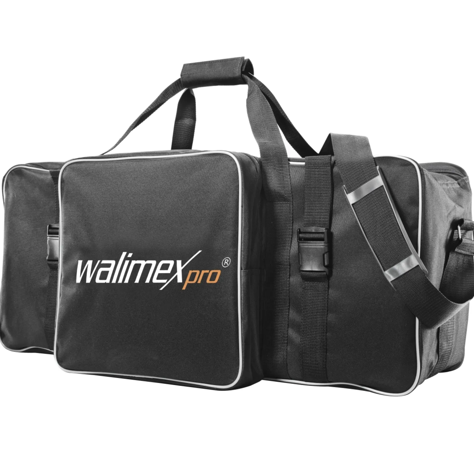 Walimex pro Studiotasche XL – Schwarz – 750 x 300 x 330 mm – Fototasche für Studioblitz, Reflektoren, Stative und anderes Studiozubehör – Foto Equipment Kamerazubehör