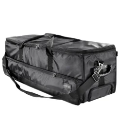 Walimex pro Studio-Trolley XL - schwarz - 1027 x 379 x 324 mm - inkl. ausziehbaren Trolleygriffs, gepolsterten Schultergurts, variabler Inneneinteilung, Hartgummiräder - Stativtasche, Kameratasche