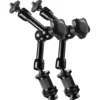 Walimex pro Swivel Arm Magic DSLR-Gelenkarm Stativ Auslegearm 18 cm 2-er Set für Videostative, Rigs und Dolly