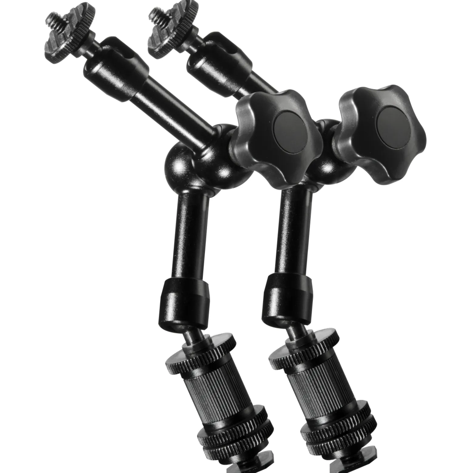 Walimex pro Swivel Arm Magic DSLR-Gelenkarm Stativ Auslegearm 18 cm 2-er Set für Videostative, Rigs und Dolly