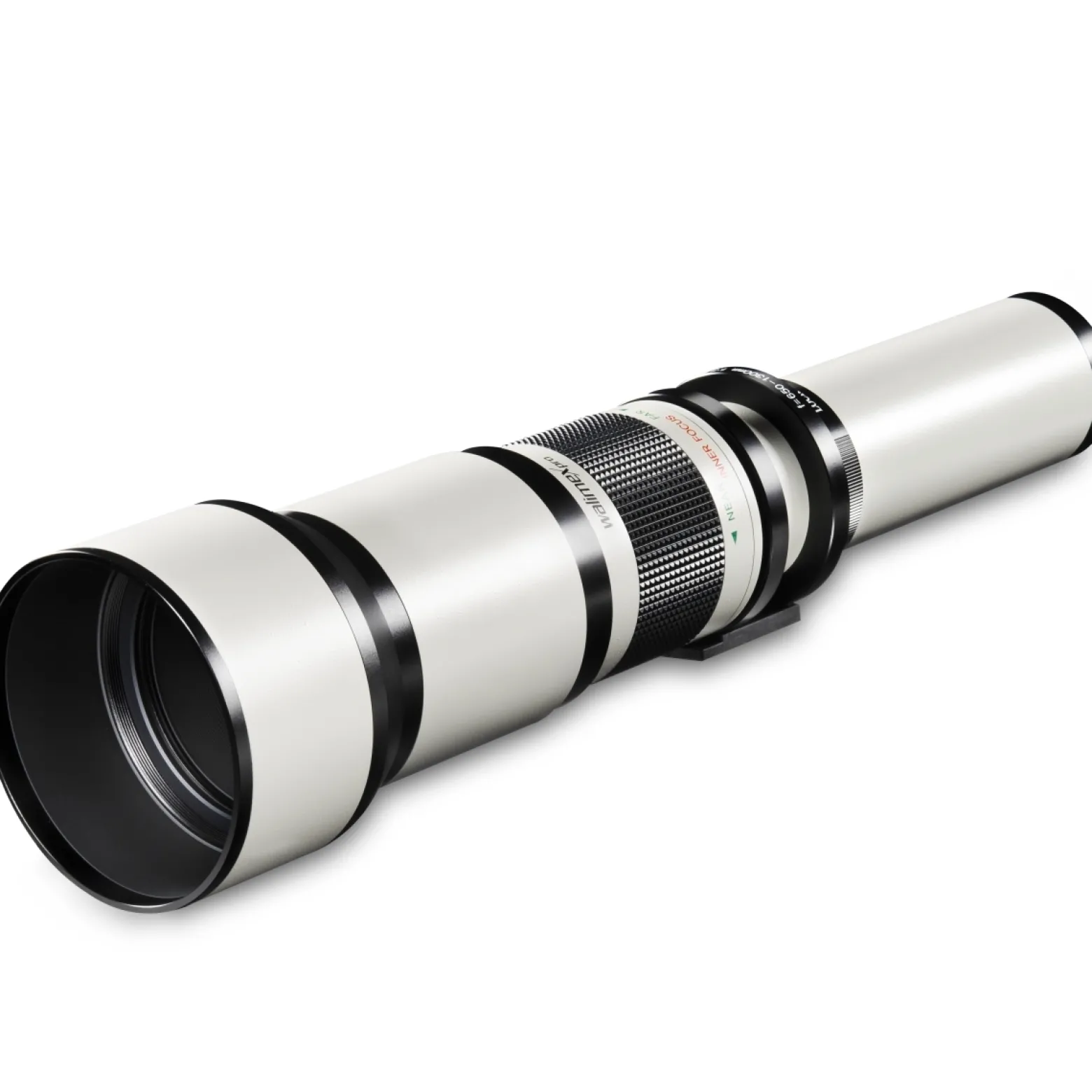 Walimex pro Teleobjektiv 650-1300mm 1:8-16 CSC kompatibel mit Sony E – Manueller Fokus, Zoom-Teleobjektiv für Vollformat & APS-C Sensor – Ganzmetallfassung, inkl. Aufbewahrungstasche & Deckeln