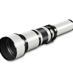 Walimex pro Teleobjektiv 650-1300mm 1:8-16 CSC für DSLR MFT – Manueller Fokus, Zoom-Teleobjektiv für Vollformat & APS-C Sensor – Metall, inkl Aufbewahrungstasche & Deckeln
