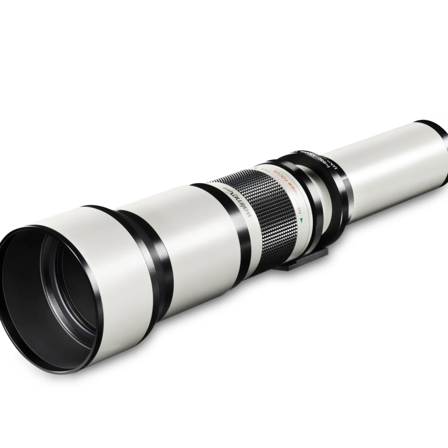 Walimex pro Teleobjektiv 650-1300mm 1:8-16 CSC für DSLR MFT – Manueller Fokus, Zoom-Teleobjektiv für Vollformat & APS-C Sensor – Metall, inkl Aufbewahrungstasche & Deckeln