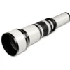 Walimex pro Teleobjektiv 650-1300mm 1:8-16 CSC kompatibel mit Canon RF Objektivbajonett - Manueller Fokus, Zoom-Teleobjektiv für Vollformat & APS-C Sensor - Metall, inkl Aufbewahrungstasche, Deckeln