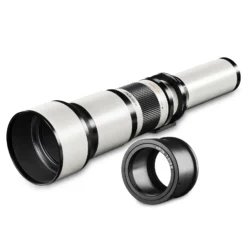 Walimex pro Teleobjektiv 650-1300mm 1:8-16 CSC kompatibel mit Pentax K – Manueller Fokus, Zoom-Teleobjektiv für Vollformat & APS-C Sensor – Ganzmetallfassung, inkl. Aufbewahrungstasche & Deckeln