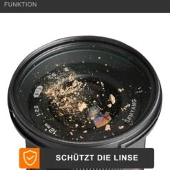 Walimex pro UV-Filter Slim MC 77mm - Schutz vor UV-Strahlen und Verschmutzung, Hochwertige Mehrschichtvergütung, mit äußerst dünner, gering auftragender Metallfassung, Inkl. Schutzhülle