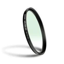 Walimex pro UV-Filter Slim MC 55mm - Schutz vor UV-Strahlen und Verschmutzung, Hochwertige Mehrschichtvergütung, mit äußerst dünner, gering auftragender Metallfassung, Inkl. Schutzhülle