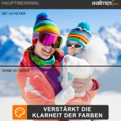 Walimex pro UV-Filter Slim MC 46mm - Schutz vor UV-Strahlen und Verschmutzung, Hochwertige Mehrschichtvergütung, mit äußerst dünner, gering auftragender Metallfassung, Inkl. Schutzhülle