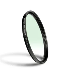Walimex pro UV-Filter Slim MC 46mm - Schutz vor UV-Strahlen und Verschmutzung, Hochwertige Mehrschichtvergütung, mit äußerst dünner, gering auftragender Metallfassung, Inkl. Schutzhülle