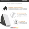 Walimex pro Video-Beleuchtung mit 60 W LED Softbox 40 x 60 cm, leistungsstarkes Dauerlicht für Fotostudio mit Diffusor und Fernbedienung, Bi-Color Videoleuchte