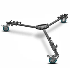 Walimex pro WT-600 Stativwagen für Dreibein- und Lampenstative, Transport Wagen Aluminium bis 10 kg Traglast, Stativ Zubehör für Studiofotografie