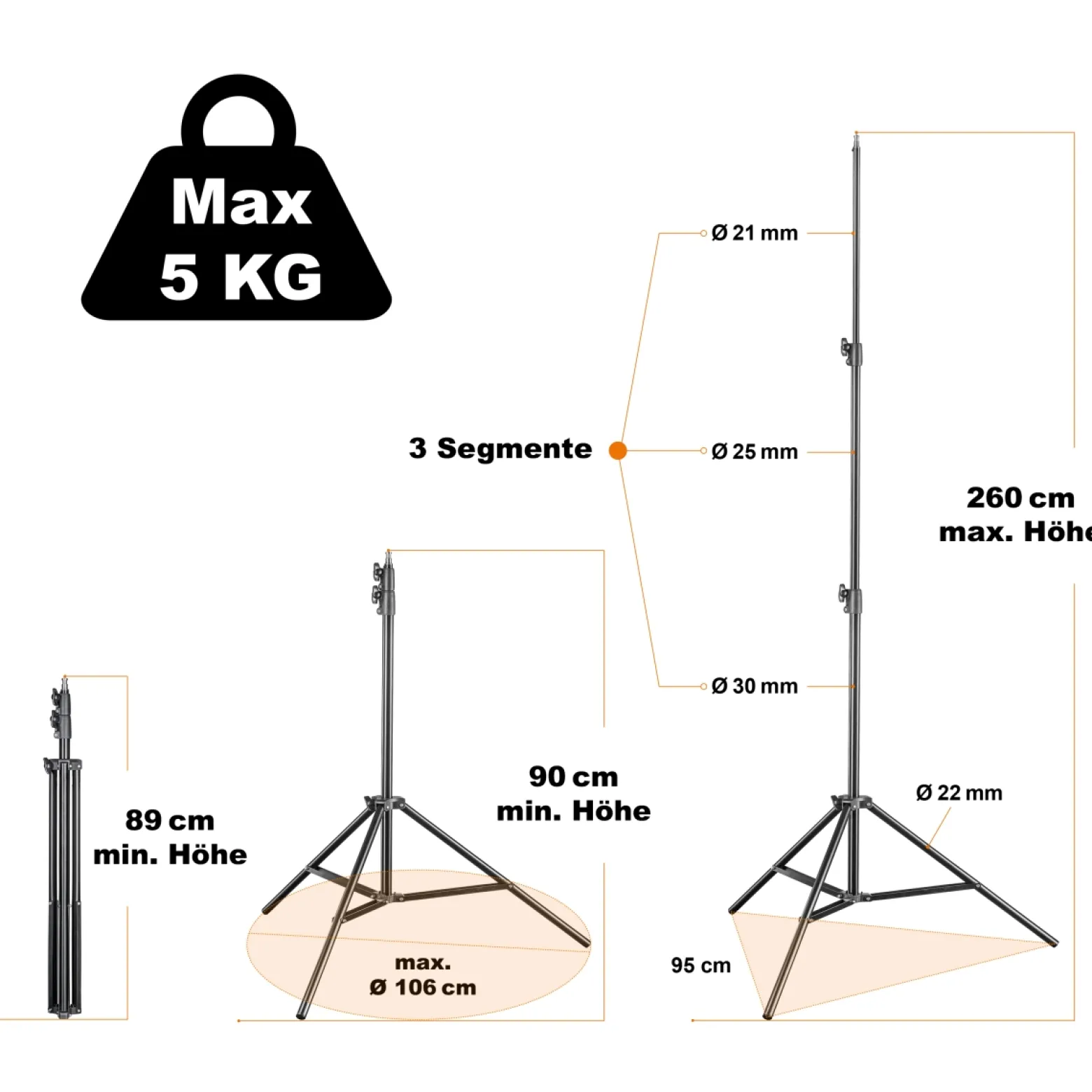 Walimex pro 2x LED 500 Versalight Daylight Flächenleuchte inkl. 2x Lampenstativ + 4x Akku, 32 W Videoleuchte, Tageslichtlampe mit 5600 K, Studioleuchte mit Fernbedienung