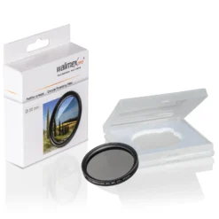 Walimex pro Zirkularer Polfilter MC - Ø 55 mm - mehrfach vergütet - mit Schutzhülle, reduziert Reflexionen, verstärkt Kontraste und Farbsättigung - ideal für die Landschaftsfotografie