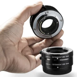 Walimex pro Zwischenringsatz Makro Ringe für Micro Four Thirds MFT, Zwischenringe 10, 16, 21 mm, für Kameraobjektiv, ideal für Makrofotografie