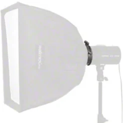 Walimex S-Bajonett-Adapter für Studioblitze mit Ø 9,5cm - 125 x 125 x 50 mm - kompatibel mit Serie VC, Serie RD, Serie M, Bowens, Aurora, Rimelite - mit Verriegelungshebel und Schelle