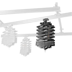 Walimex Schere für Deckenschienensystem - 300 x 100 x 400 mm - stufenlos ausziehbar ca. 30-200 cm - Last max. 6000 g - für Schienen System für Lampen Lichtquellen Kameras Studio Equipment