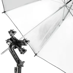 Walimex Set für Blitzhalter - 230 x 220 x 80 mm - 4-fach Halter für Systemblitze - mit Softbox 90 x 90 cm, Diffusoren, Grid & Transporttasche - Kamera Foto Studio