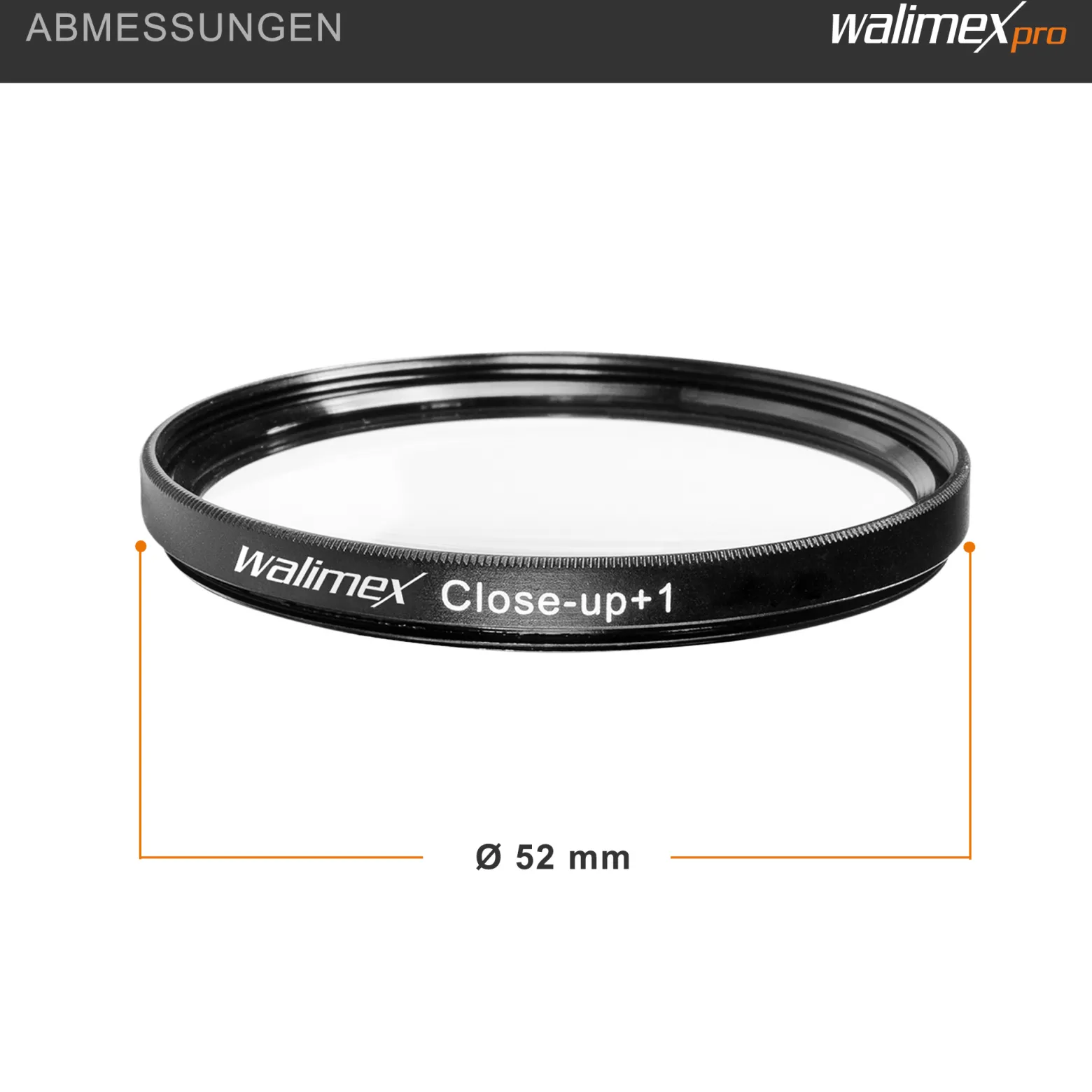 Walimex Set 4x Close up Makrolinsen/Nahlinsen - für 52 mm Gewinde - inkl. +1/+2/+4/+10 Dioptrien - Kamera Foto Zubehör für Makrofotografie Macro Shots Makro Objektiv
