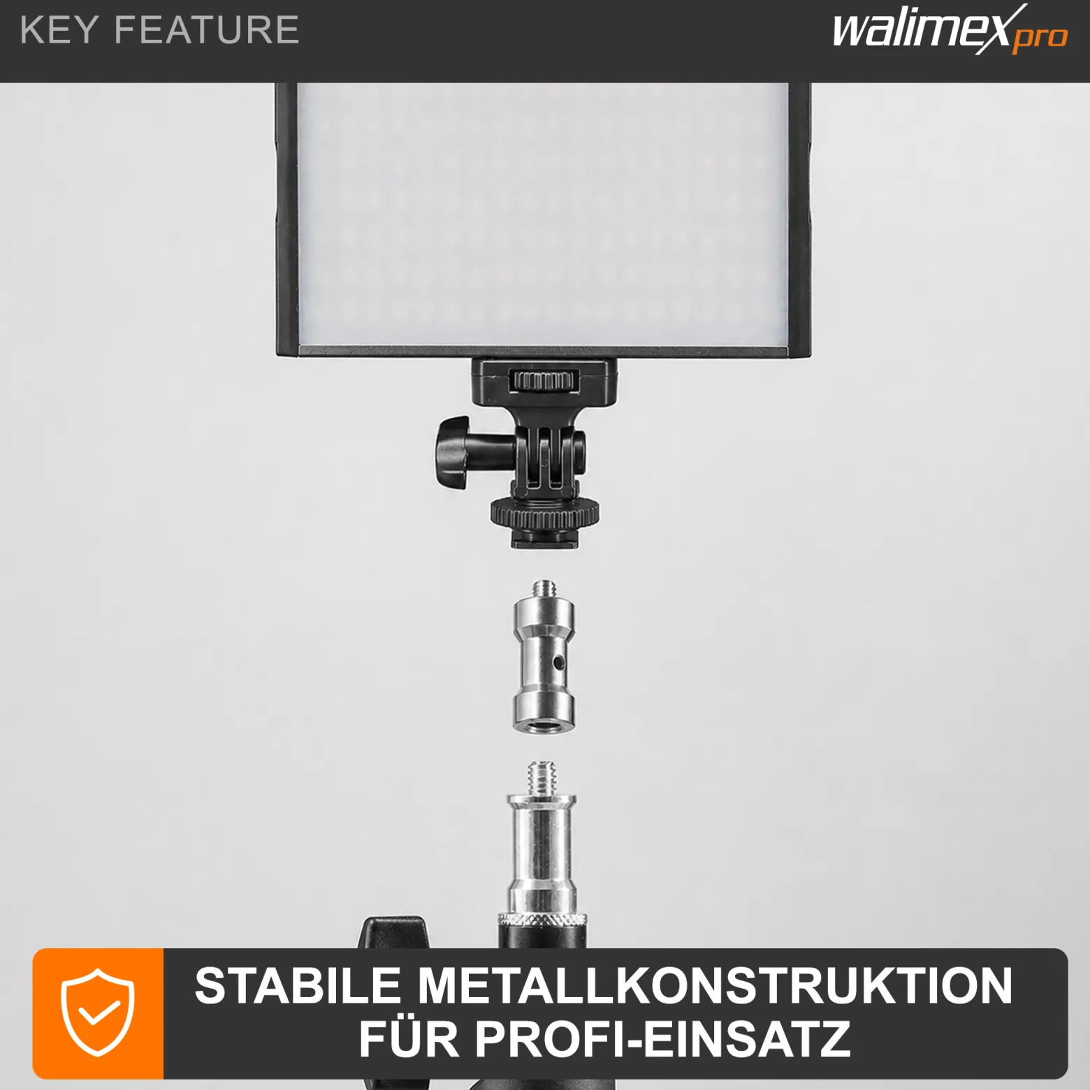Walimex Set 2x Spigot Gewinde Adapter 1/4 Zoll auf 3/8 Zoll – Gewindeadapter für Kamera Zubehör und Stativ – Fotostudio Fotoshootings Fotografie