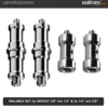 Walimex Set 2x Spigot Gewinde Adapter 3/8 Zoll bis 1/4 Zoll und 2x Spigot Gewinde Adapter 3/8 Zoll auf 1/4 Zoll– Gewindeadapter für Kamera Zubehör und Stativ – Fotostudio Fotoshootings Fotografie