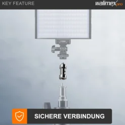 Walimex Spigot Gewinde Adapter 1/4 Zoll auf 3/8 Zoll, Gewindeadapter für Kamera Zubehör und Stativ