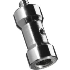 Walimex Spigot Gewinde Adapter 1/4 Zoll auf 3/8 Zoll, Gewindeadapter für Kamera Zubehör und Stativ