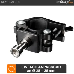 Walimex Spigot Klemme Ø28mm-35mm