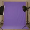Walimex Stoffhintergrund Blaulila 2,85 x 6 m Stoffstärke ca. 140 g/m², Fotohintergrund aus Baumwolle, waschbar für Atelier und Studio