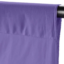 Walimex Stoffhintergrund Blaulila 2,85 x 6 m Stoffstärke ca. 140 g/m², Fotohintergrund aus Baumwolle, waschbar für Atelier und Studio