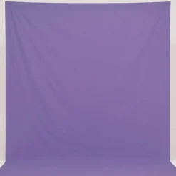 Walimex Stoffhintergrund Blaulila 2,85 x 6 m Stoffstärke ca. 140 g/m², Fotohintergrund aus Baumwolle, waschbar für Atelier und Studio