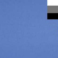 Walimex Stoffhintergrund Hellblau 2,85 x 6 m Stoffstärke ca. 140 g/m², Fotohintergrund aus Baumwolle, waschbar für Atelier und Studio