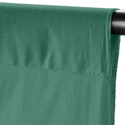 Walimex Stoffhintergrund Juwelgrün 2,85 x 6 m Stoffstärke ca. 140 g/m², Fotohintergrund aus Baumwolle, waschbar für Atelier und Studio