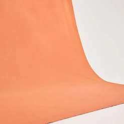 Walimex Stoffhintergrund Lachs/Orange 2,85 x 6 m Stoffstärke ca. 140 g/m², Fotohintergrund aus Baumwolle, waschbar für Atelier und Studio