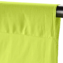 Walimex Stoffhintergrund Limone 2,85 x 6 m Stoffstärke ca. 140 g/m², Fotohintergrund aus Baumwolle, waschbar für Atelier und Studio