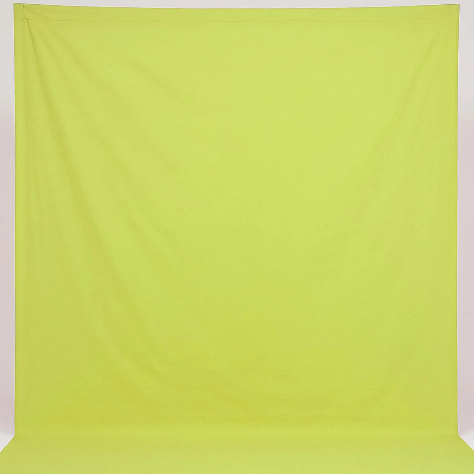 Walimex Stoffhintergrund Limone 2,85 x 6 m Stoffstärke ca. 140 g/m², Fotohintergrund aus Baumwolle, waschbar für Atelier und Studio